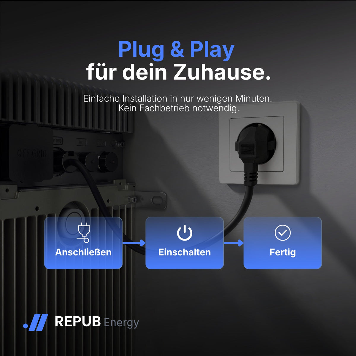 Hoymiles HiBattery 4020 X — Plug-and-Play Installation