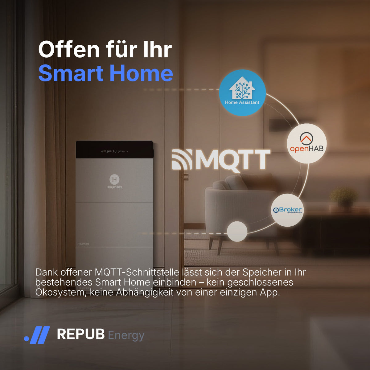 Hoymiles HiBattery 4020 X — Smart-Home-Integration