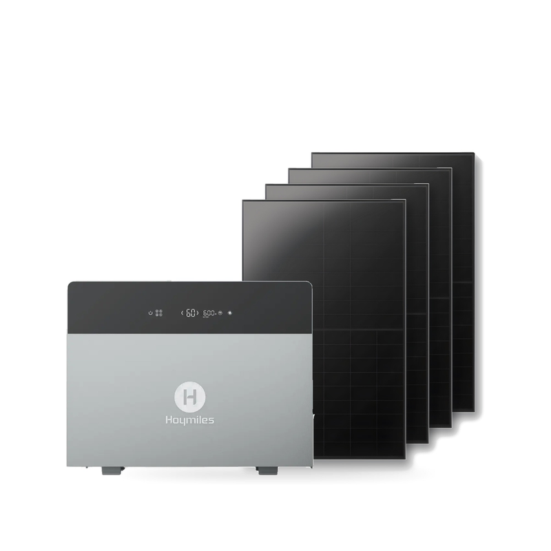 Hoymiles HiBattery 4020 X | Solar-Bundle mit 4 Panels
