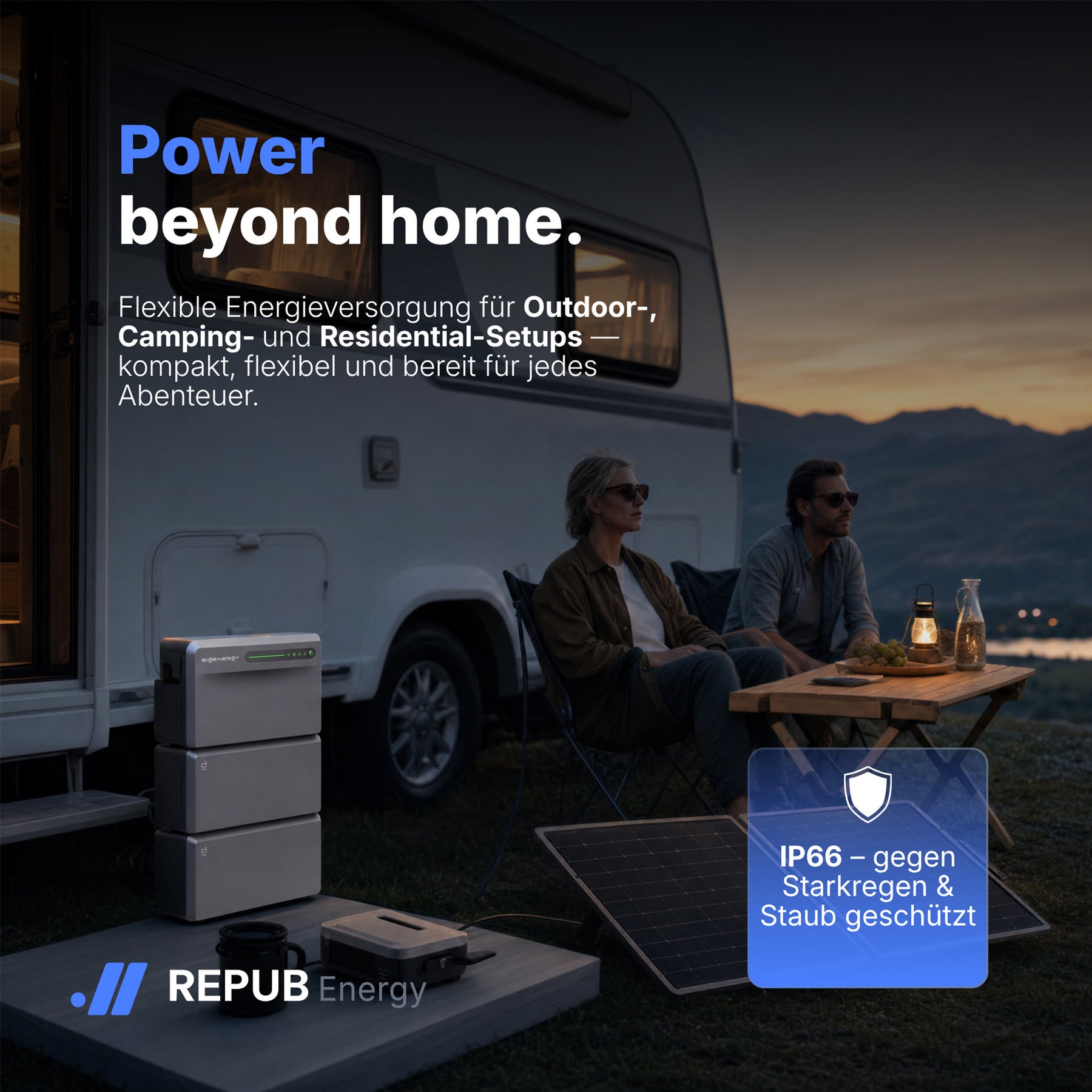 Sigenergy Sigenmate — mobil beim Camping