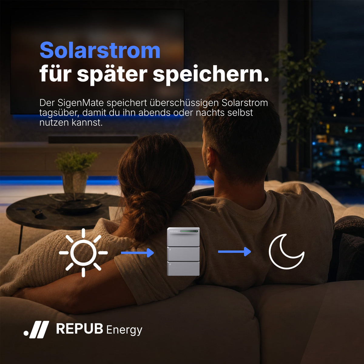 Dein Tag lädt. Dein Abend läuft.
