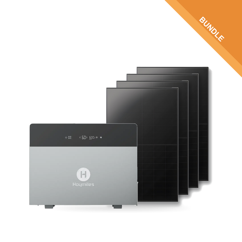 Hoymiles HiBattery 4020 X | Solar-Bundle mit 4 Panels